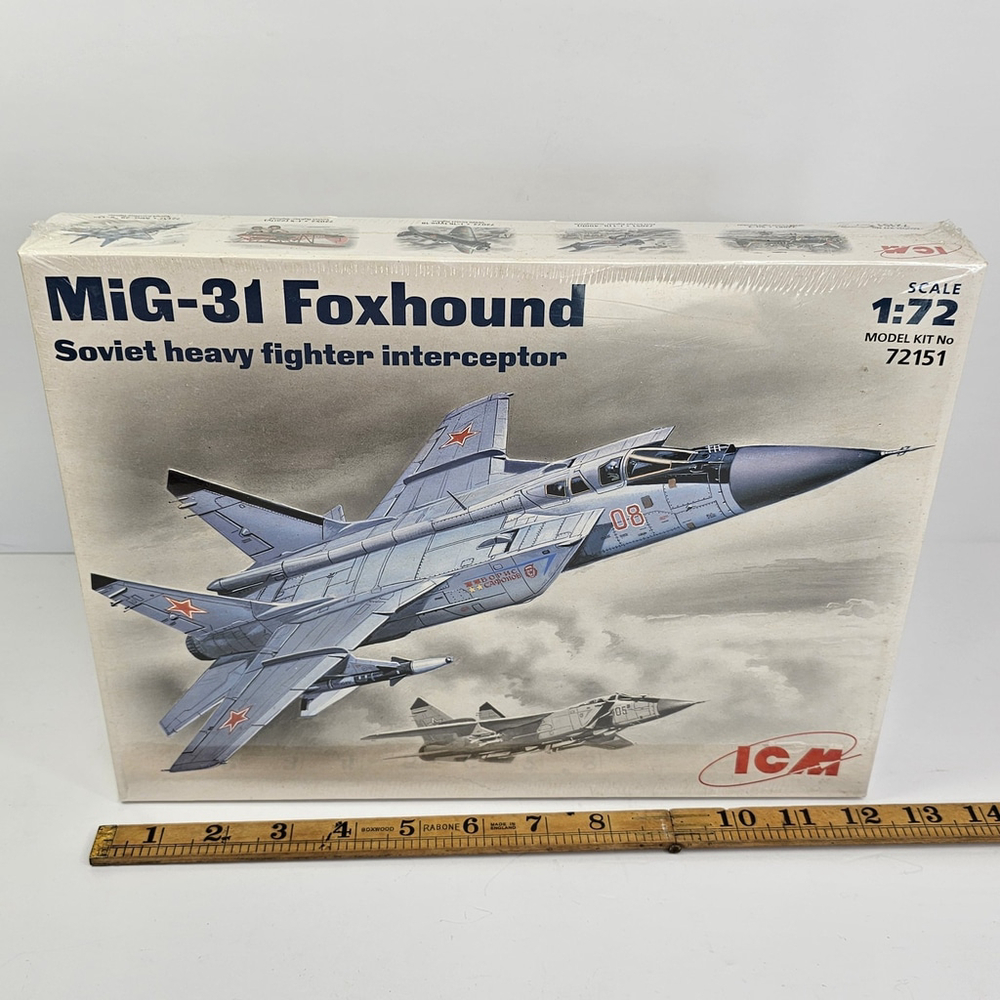 SEALED ICM 1/72 Scale MiG-31 Foxhound - Factory Sealed New Dragon Models